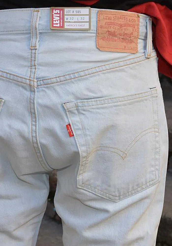 LEVI'S VINTAGE CLOTHING 1967 505 BLEACHED JEANS