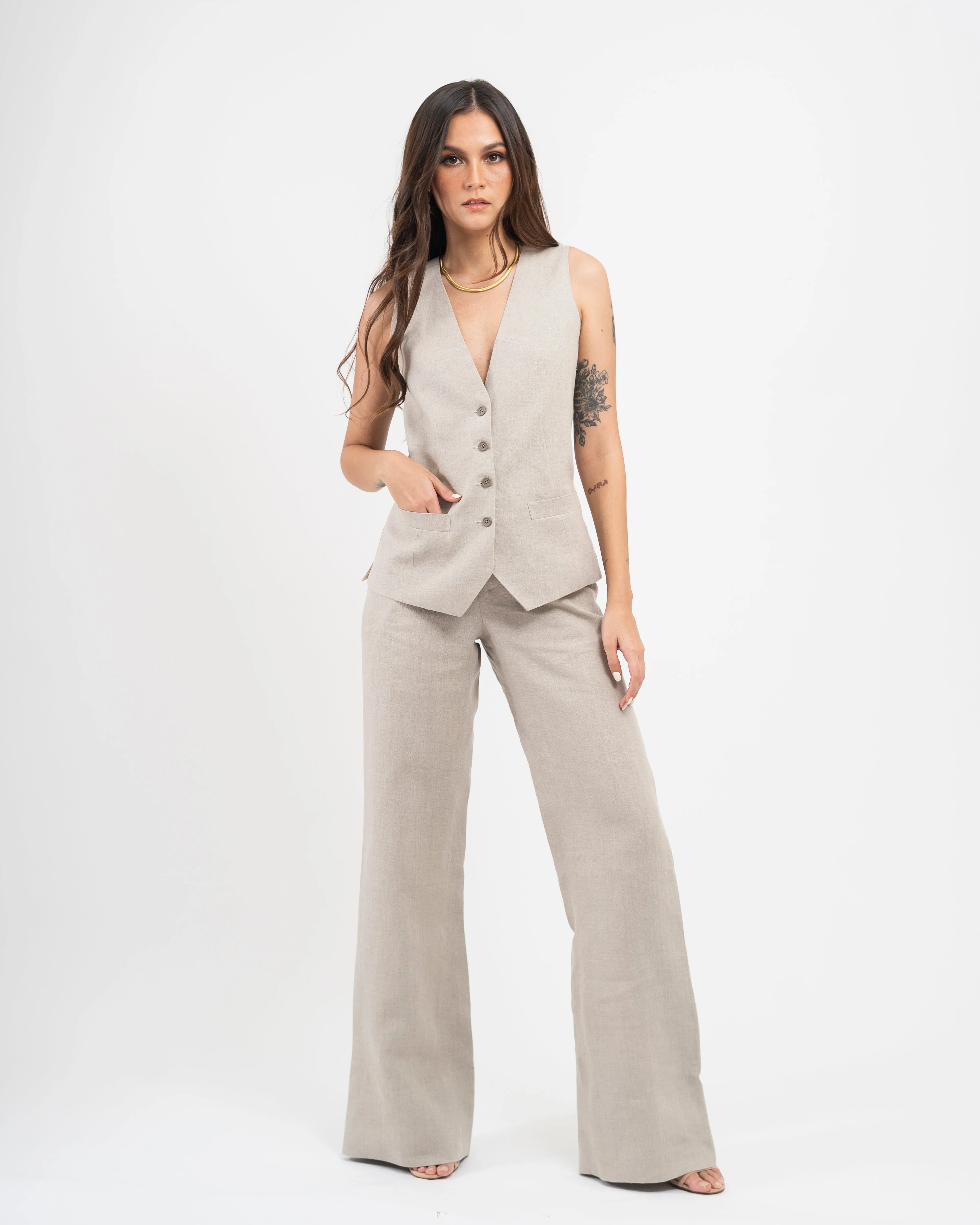 Linen Pants (Husk)