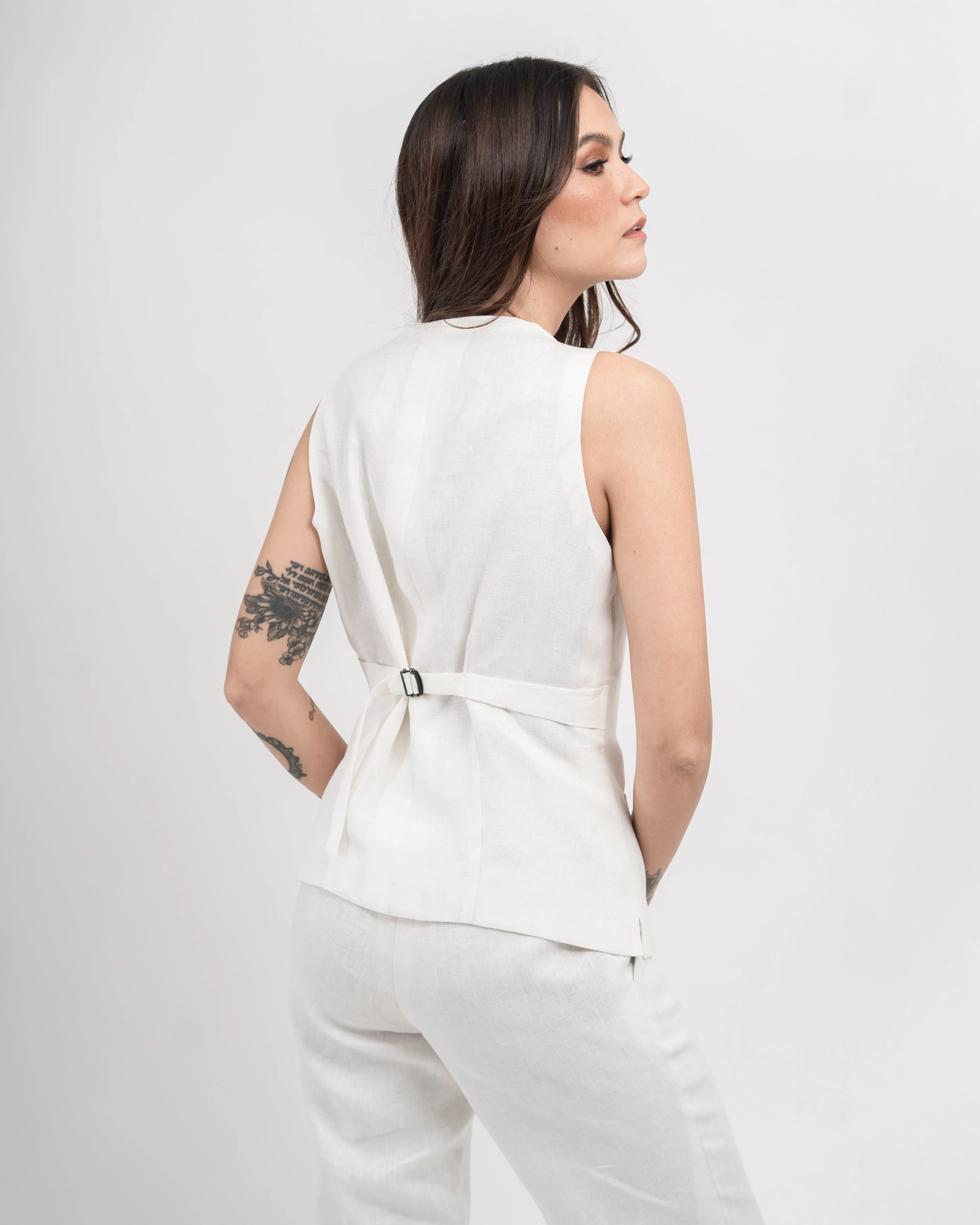 Linen Pants (Milk)