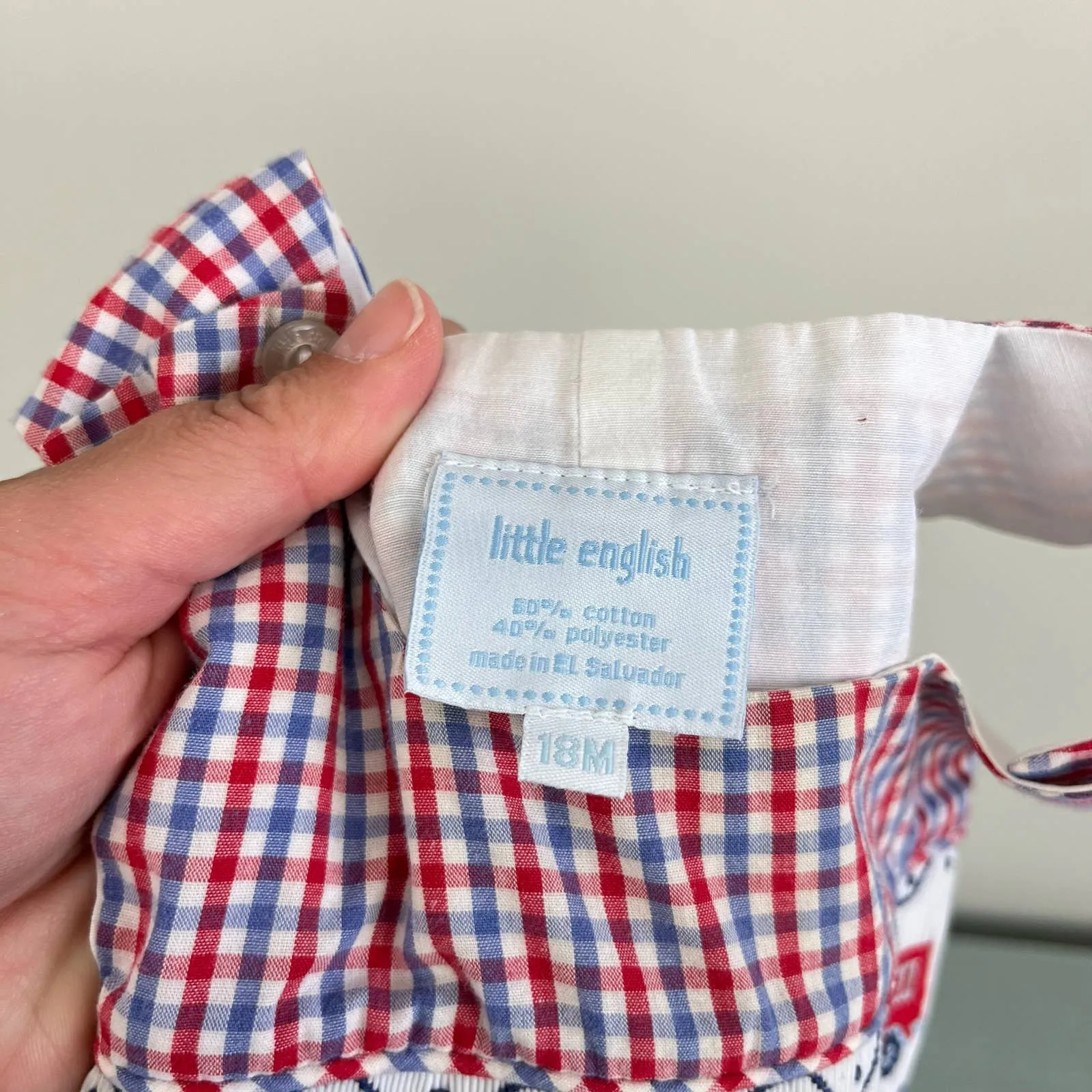 Little English Smocked Fire Truck Longall 18 Months