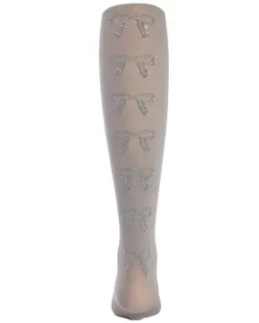 MeMoi Bow in the Back Opaque Girls Tights Style MK-729