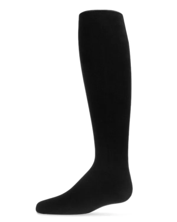Memoi Crystal Backseam Opaque Tights Black