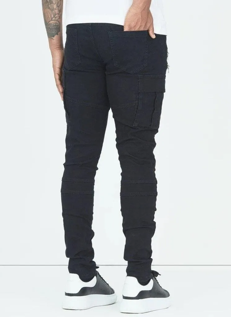 Men's Harem Multi-pocket Slim Fit Zip Joggers