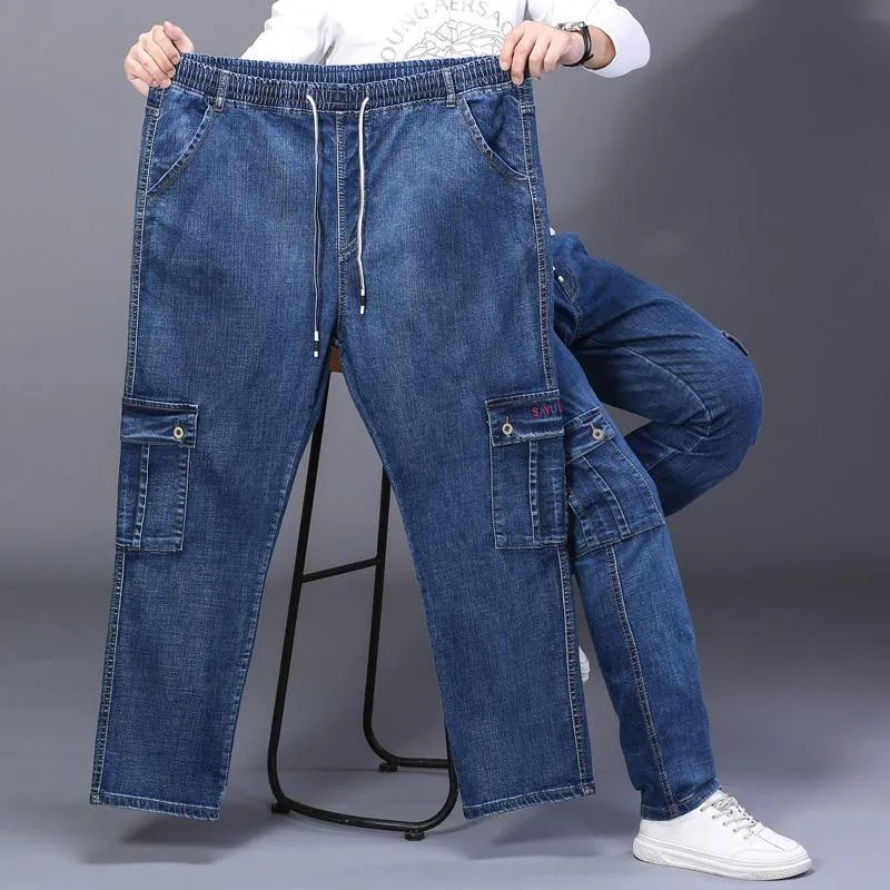 Men's High Waist Loose Fit Jeans