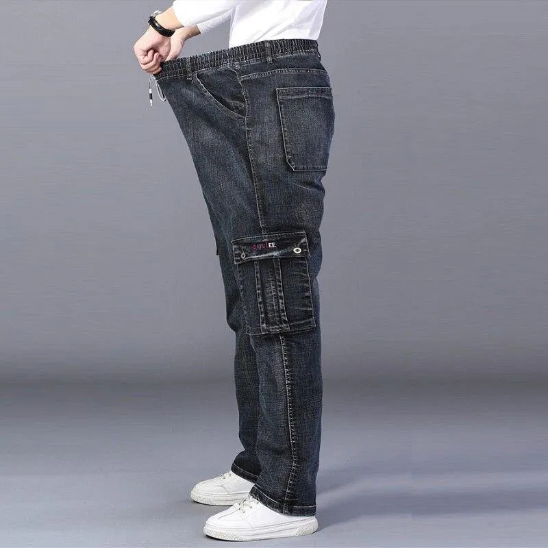 Men's High Waist Loose Fit Jeans
