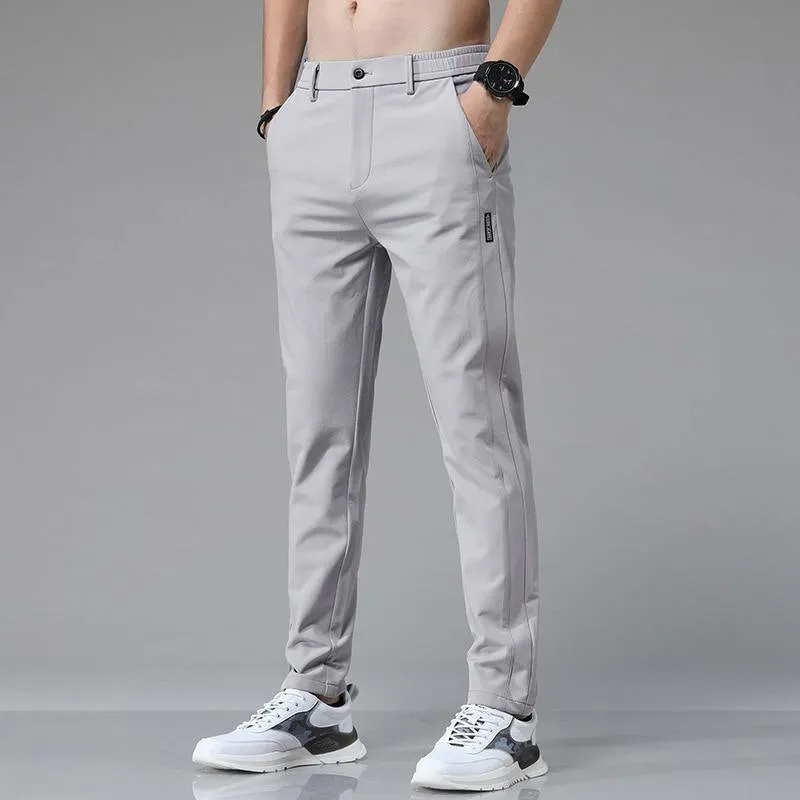 Men's Regular Fit Casual Suit Pants