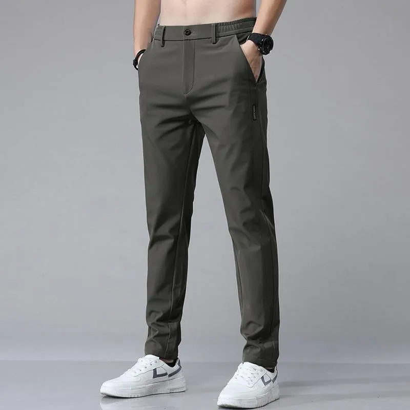 Men's Regular Fit Casual Suit Pants