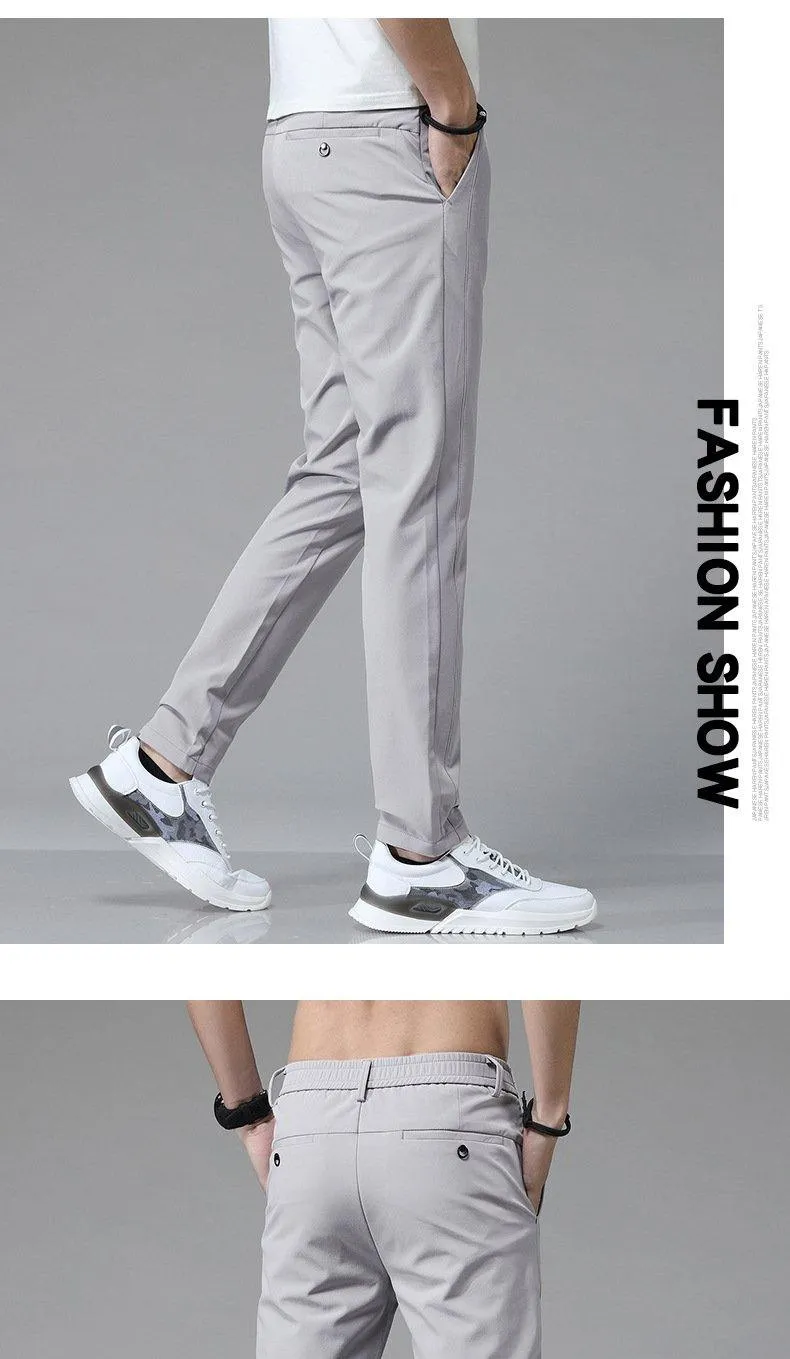 Men's Regular Fit Casual Suit Pants