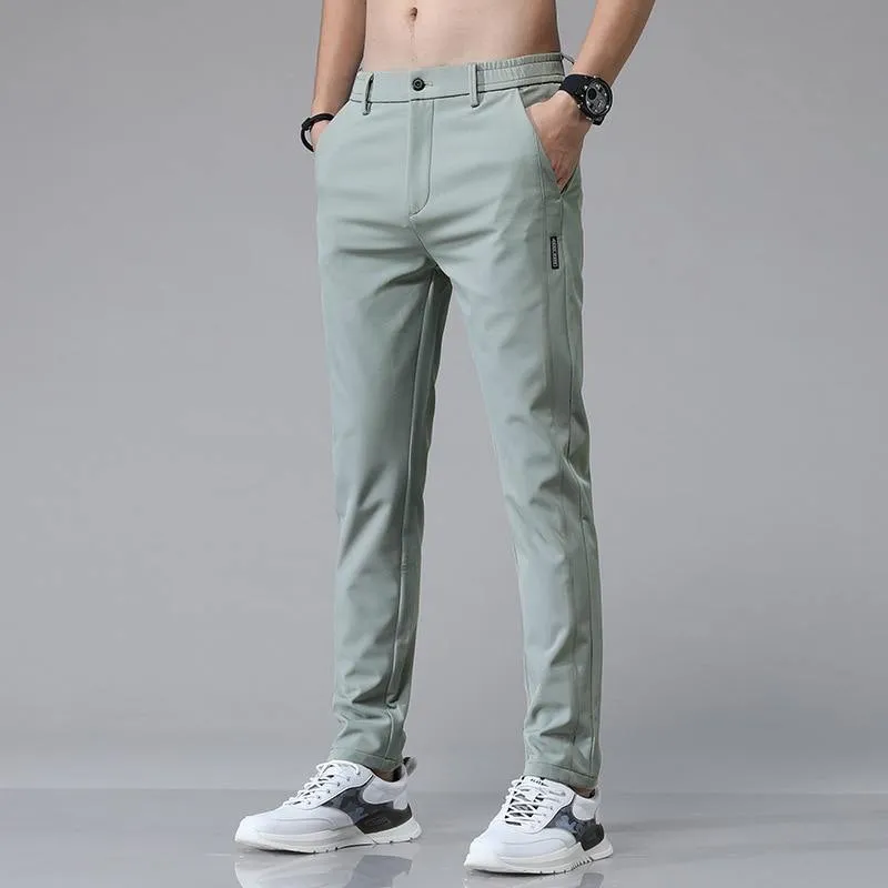 Men's Regular Fit Casual Suit Pants