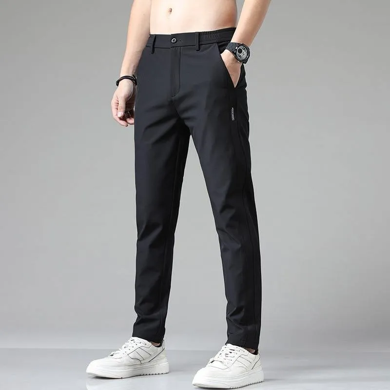 Men's Regular Fit Casual Suit Pants