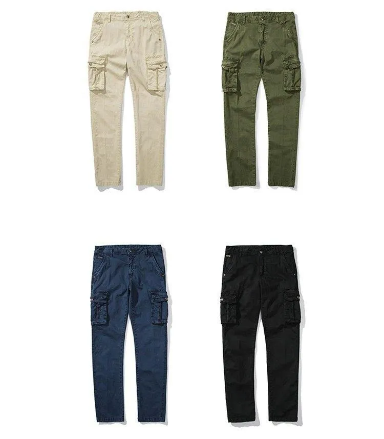 Men's Side Pocket Casual Cargo Pants
