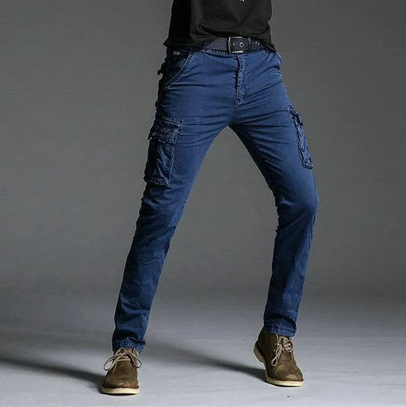 Men's Side Pocket Casual Cargo Pants
