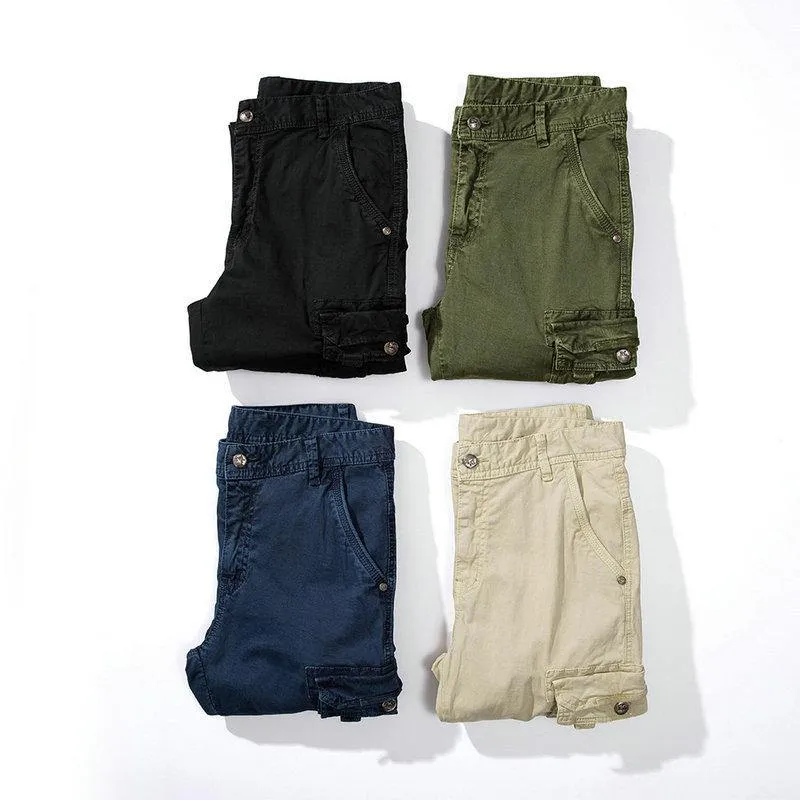 Men's Side Pocket Casual Cargo Pants