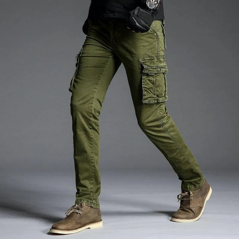Men's Side Pocket Casual Cargo Pants