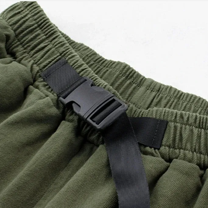 MRBO Green Cotton Summer Shorts