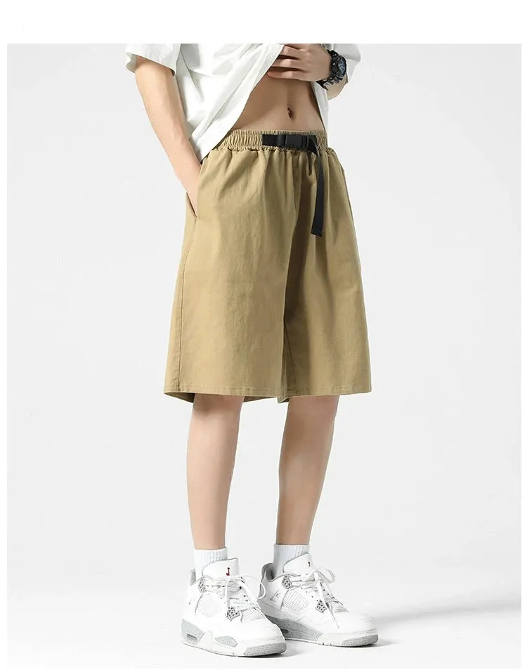MRBO Green Cotton Summer Shorts