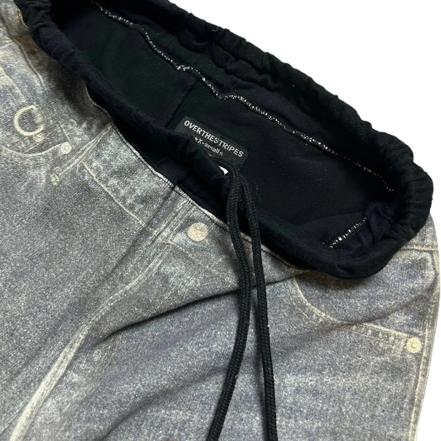 Over The Stripes Trompe L'oeil Pants (XS)