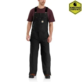 Quilt Lined Washed Duck Bib Overalls