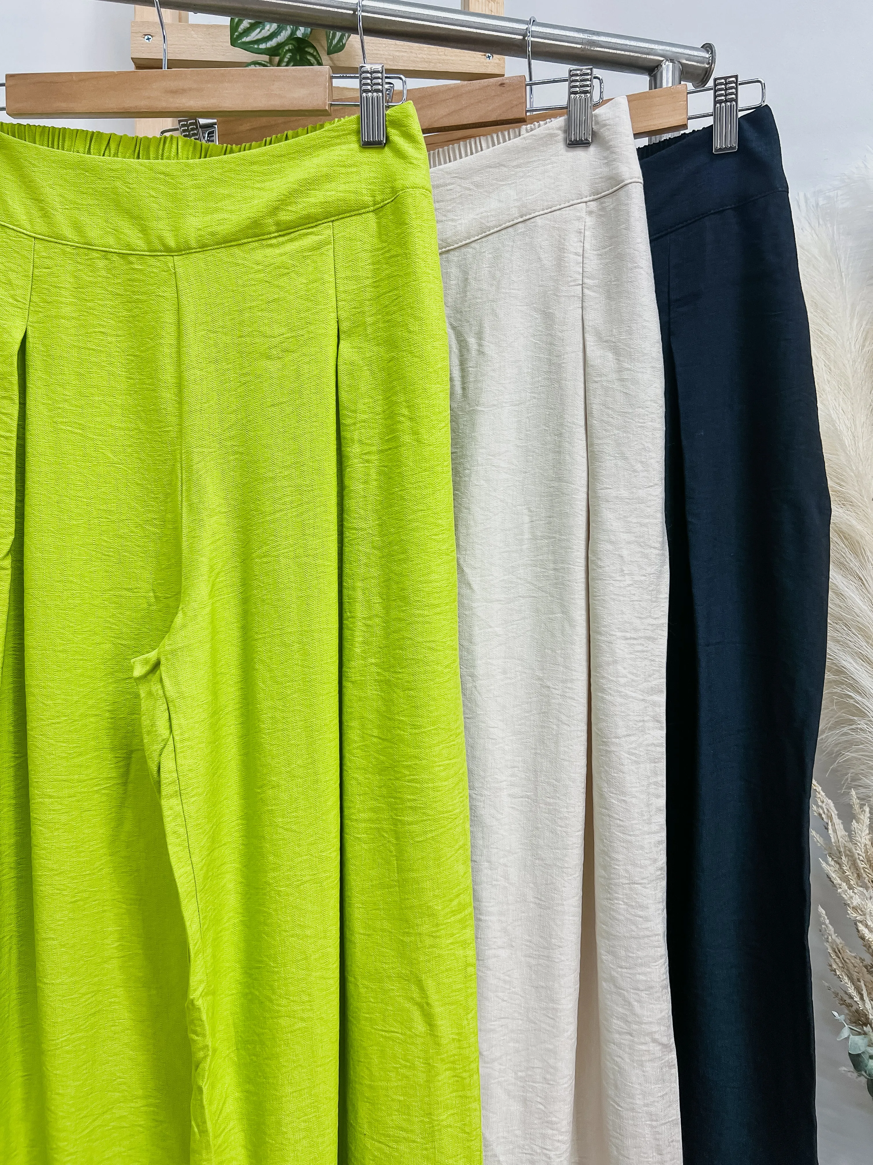 Rebecca Linen High Waist Pants