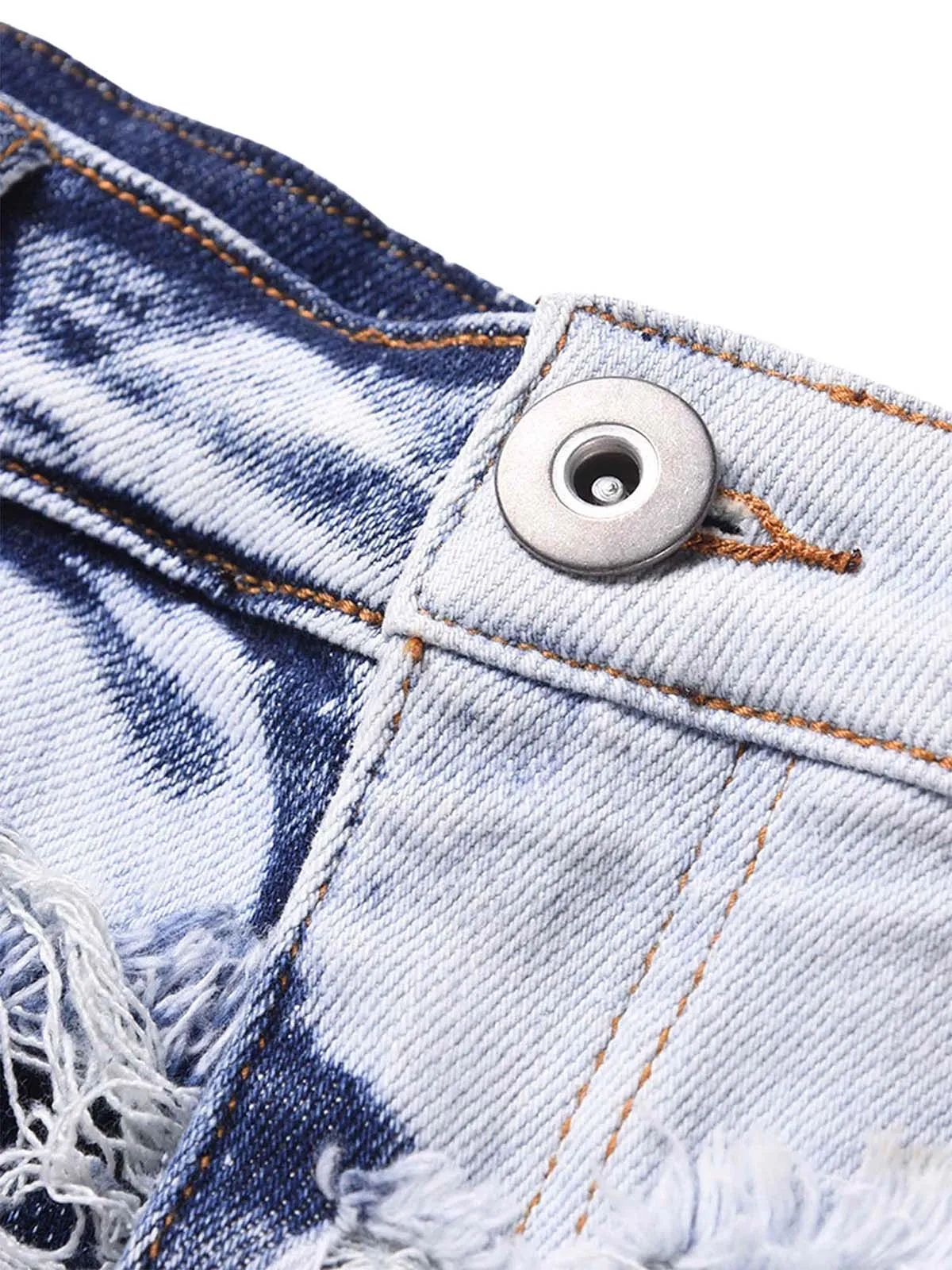 Sneakerhill High Street Old Washed Slim Fit Jeans Pants - 1492