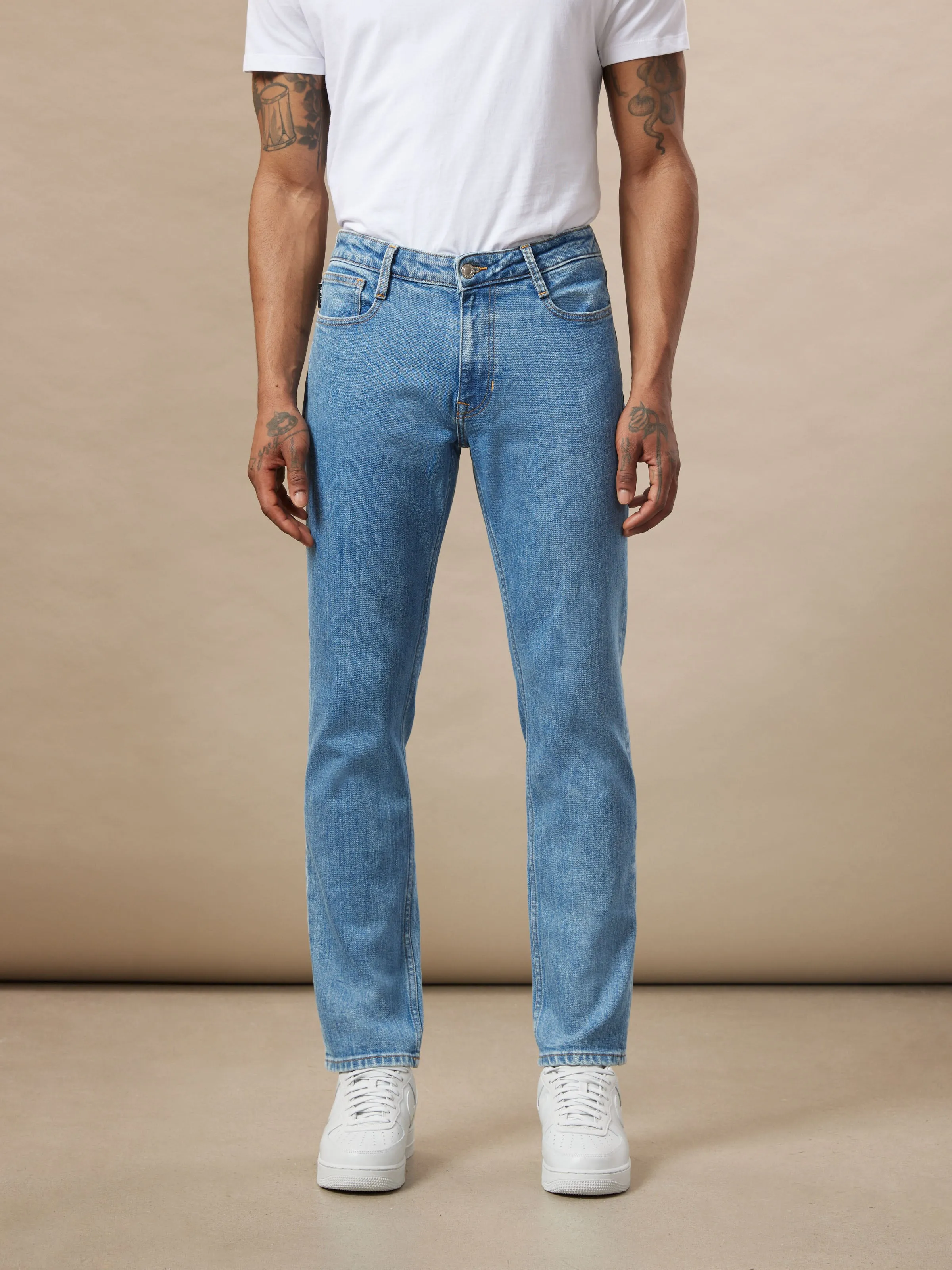 The Adam Slim Fit Jean in Light Blue