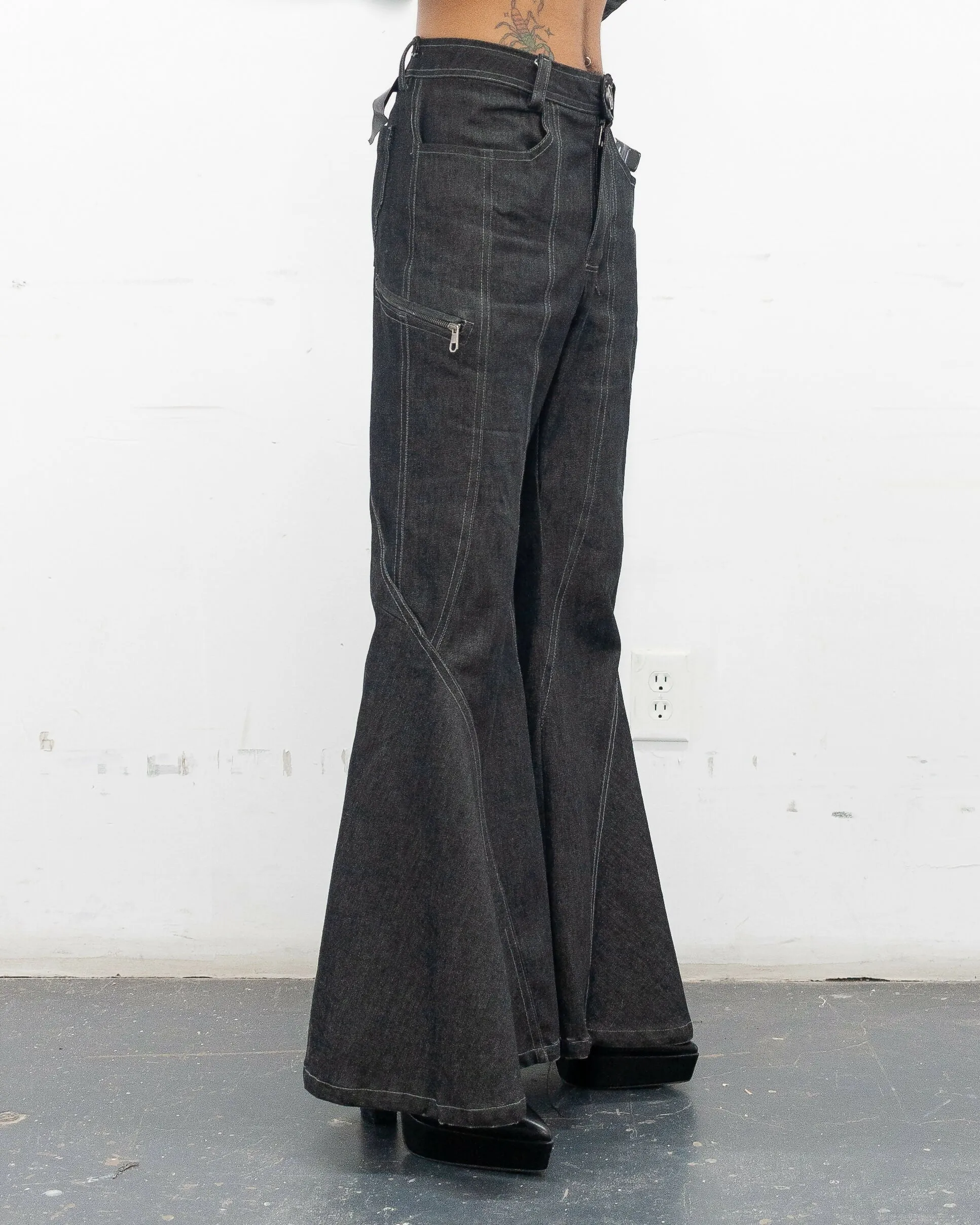 THE FLARE DENIM - MIDNIGHT SMOKE