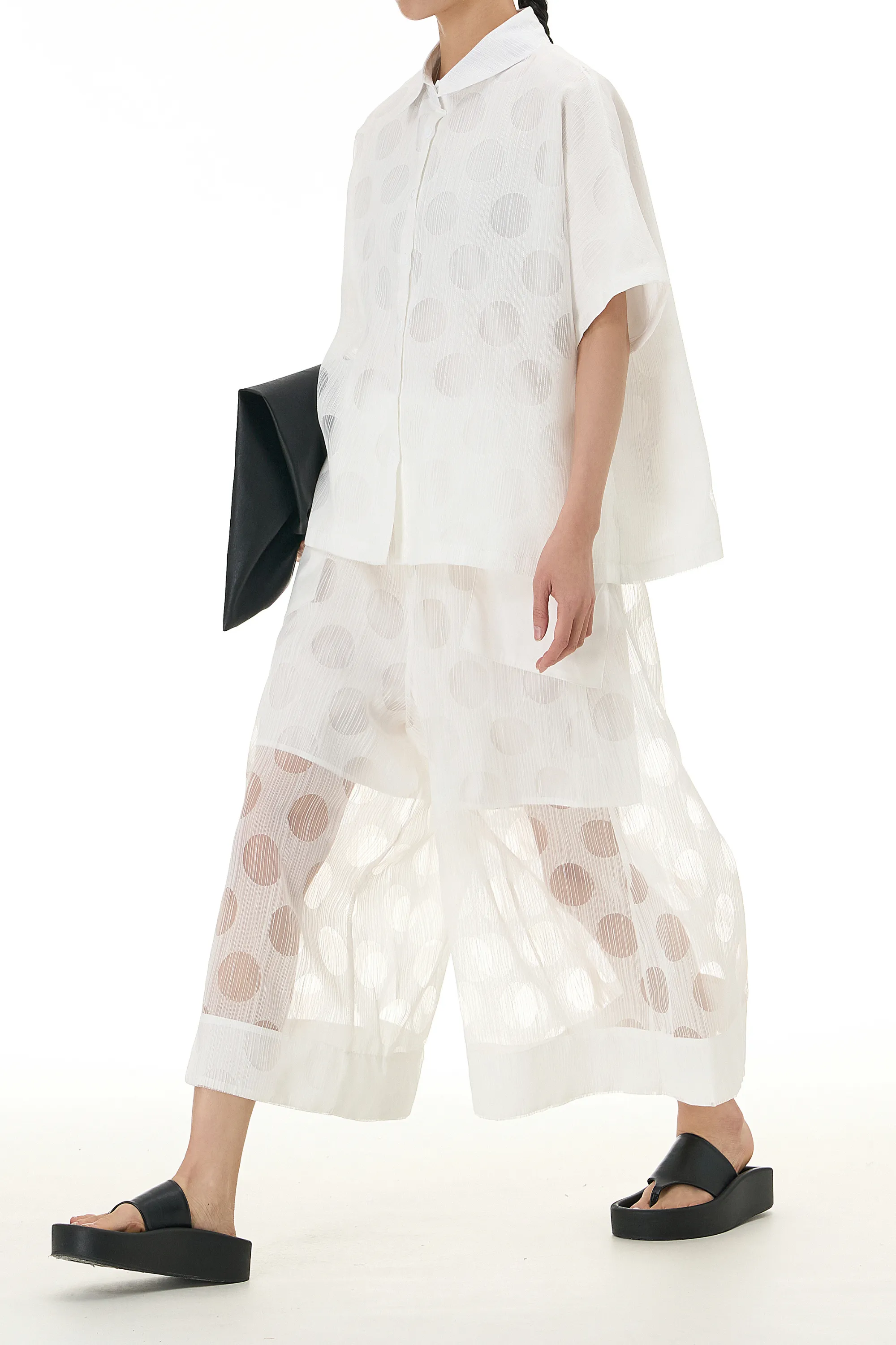 White Bubble Pop Coord Set