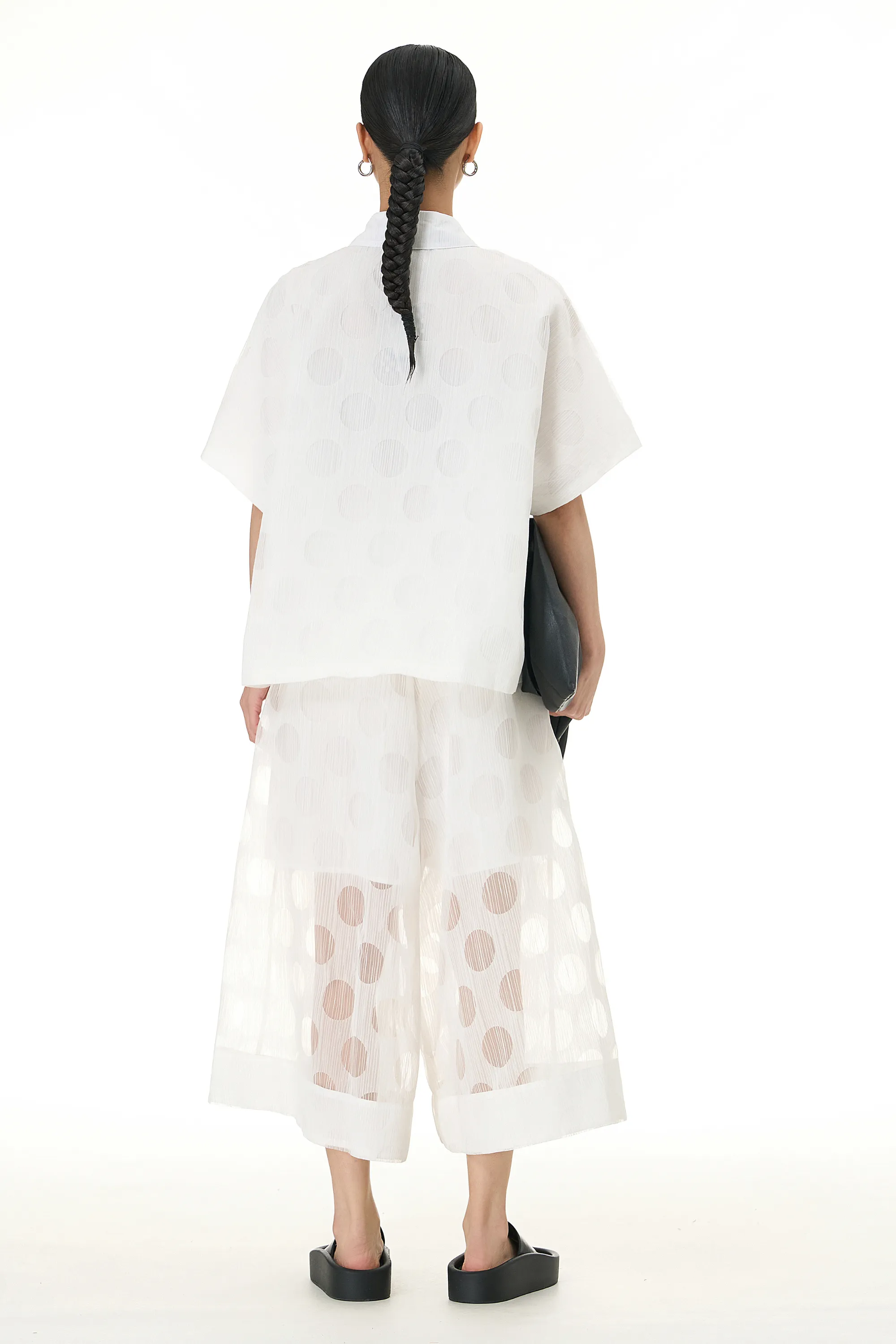 White Bubble Pop Coord Set